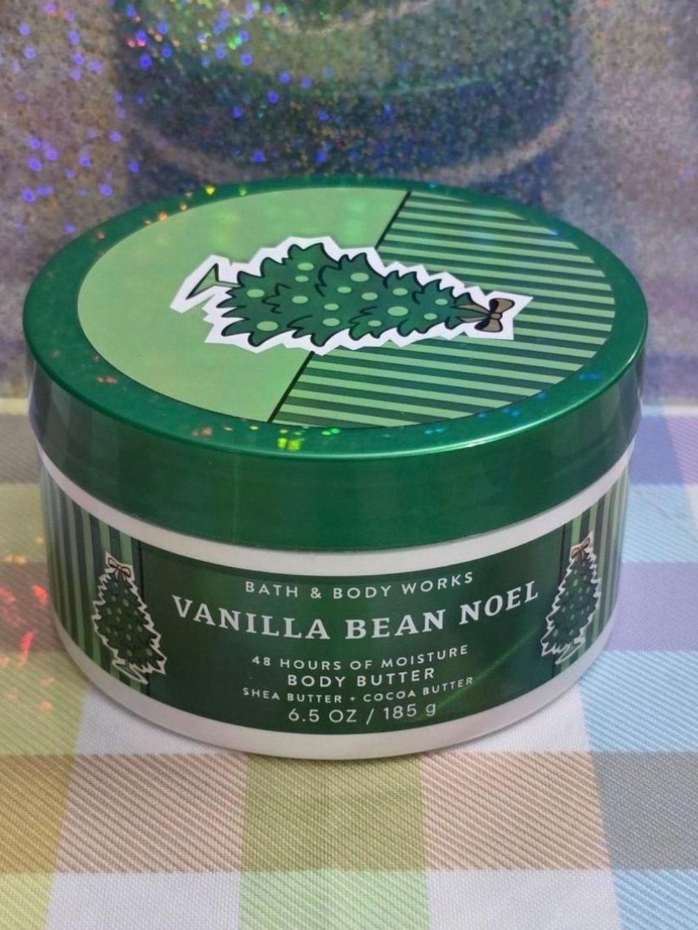 Bath & Body Works Vanilla Bean Noel Body Butter - Green